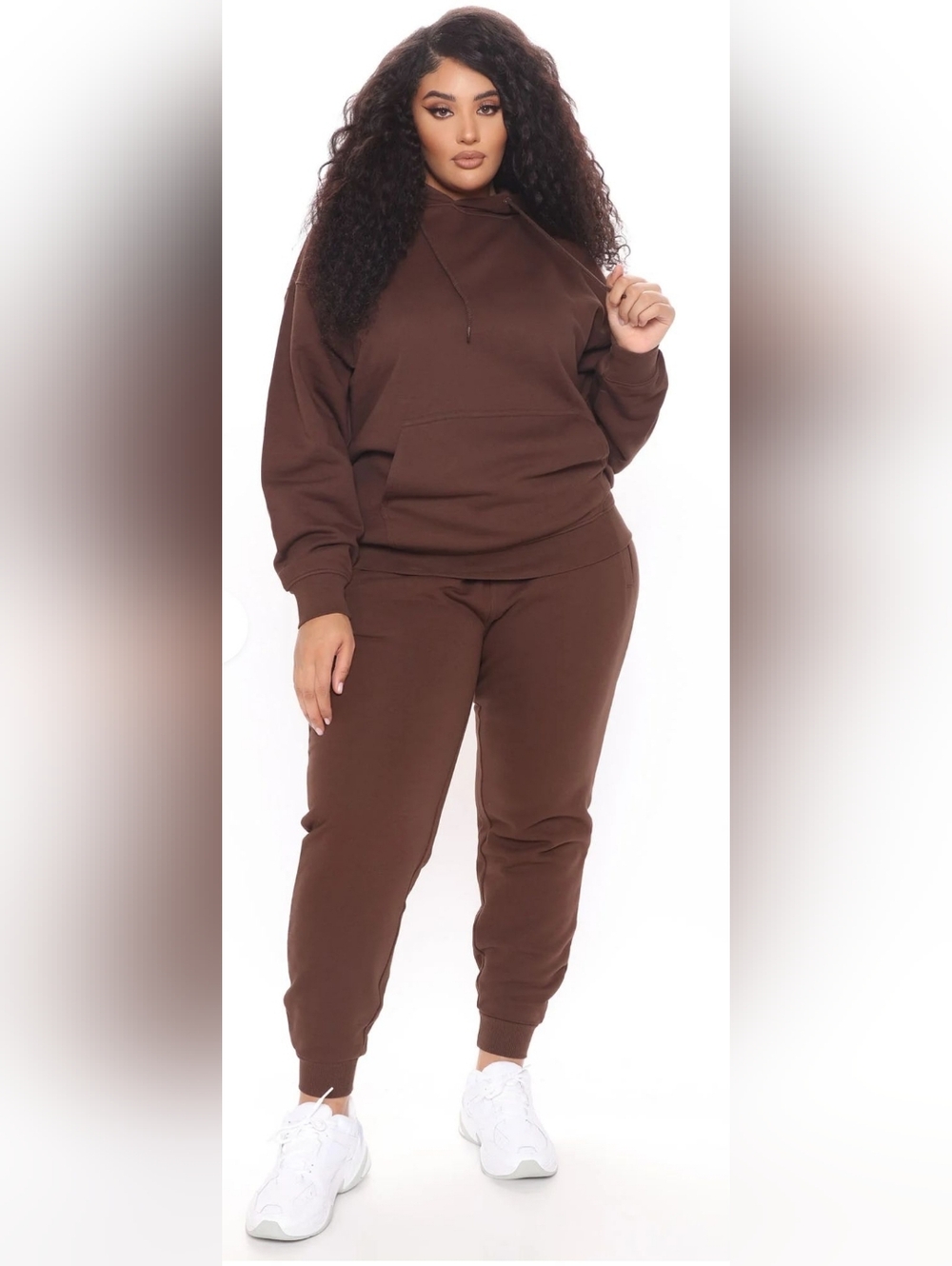 Plus Size Boyfriend Oversized Jogger Set
